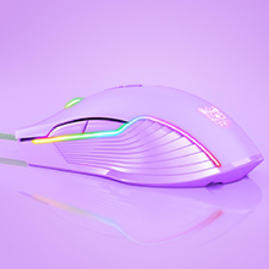 เมาส์เกมมิ่ง ONIKUMA FUJI GAMING MOUSE - สีม่วง_3